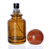 Custom OEM ODM 50ml 100ml Refillable Glass Empty Amber Perfume Bottles