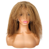 VAST 13*4 Afro Curly Hair Wigs with Bangs Pre Plucked With Baby Hair