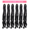 VAST Loose Body Wave Pony Style Spiral Curl Crochet Braid French Curls Synthetic Hair Extensions Curly Braiding Hair