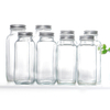 200Ml 250Ml Glass Beverage Bottles Empty Milk Juice Bottles Glass Milk Bottle Aluminum Lids