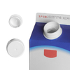 Lid manufacturer top quality PP milk roof carton box gable top carton plastic screw cap for automatic aseptic filling
