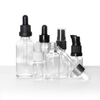 5ml 10ml 20ml 30ml 50ml 100ml Frosted Glass Essential Oil Bottle Fancy Serum Bottle Cosmetic Dropper Bottles