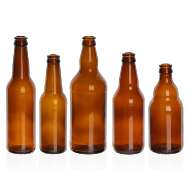 Beer Bottle Wholesale Glass Beer Bottles 12 oz 330ml Long Neck Beer Glass Bottle 330 ml with Crown Cap