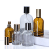 Manufacturer Custom Round Spray Bottle Perfume 30ml 50ml 100ml Amber Clear Unique Cosmetic Perfume Glass Bottle