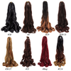 VAST Loose Body Wave Pony Style Spiral Curl Crochet Braid French Curls Synthetic Hair Extensions Curly Braiding Hair