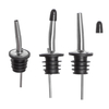 Wholesale 304 Stainless Steel Wine Pourer Spouts With Covers Tapered Stainless Steel Classic Bottle Holder Pourer