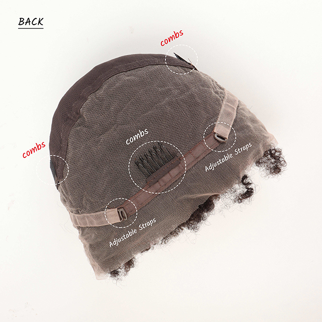 Afro curly full lace wigs (1)