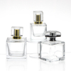 Luxury Empty 30ml Clear Glass Atomizer Spray Perfume Bottle Gold Cap Parfum Packaging Bottle