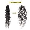 VAST Queen Locs Goddess Locs Crochet Hair with Curly Ends Synthetic Braiding Hair Extension for Women