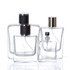 Wholesale Custom Logo 30ml 50ml 100ml French Square Crimp Glass Perfume Bottle