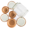 Free Sample 53Mm 63Mm 72Mm 82Mm Glass Storage Containers Bottle Cap Tinplate Lug Cover