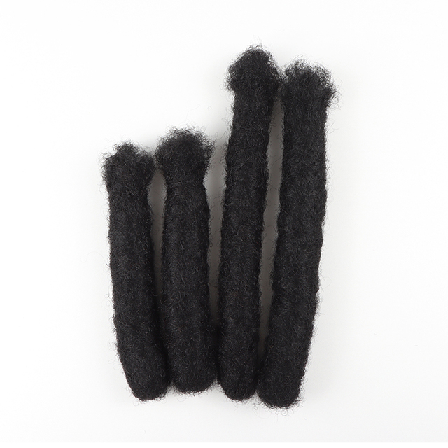 VAST 100% Real Human Hair Wick Locs Handmade Dreadlocks Wicks Afro Human Hair Wick Loc Extensions