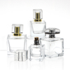Luxury Empty 30ml Clear Glass Atomizer Spray Perfume Bottle Gold Cap Parfum Packaging Bottle