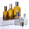 Manufacturer Custom Round Spray Bottle Perfume 30ml 50ml 100ml Amber Clear Unique Cosmetic Perfume Glass Bottle