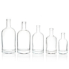 Empty Clear 100Ml 200Ml 375Ml 500Ml 750Ml Whisky Gin Rum Tequila Vodka Bottle With T Cork