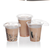 Top Grade Wide Mouth 98Mm Straight Side Disposable Pet Plastic Cups For Milk Tea