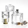 Luxury Empty 30ml Clear Glass Atomizer Spray Perfume Bottle Gold Cap Parfum Packaging Bottle
