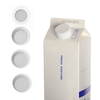 Lid manufacturer top quality PP milk roof carton box gable top carton plastic screw cap for automatic aseptic filling