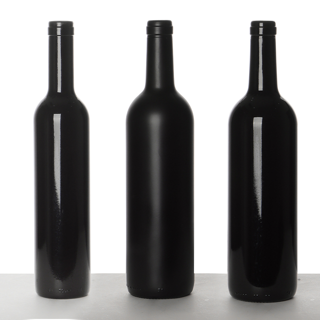 Wholesale Empty 750ml Olive Green Wine Bottle Round Glass Bordeaux Bottle with Cork Cap
