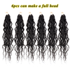 VAST Queen Locs Goddess Locs Crochet Hair with Curly Ends Synthetic Braiding Hair Extension for Women