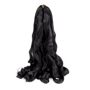 VAST Loose Body Wave Pony Style Spiral Curl Crochet Braid French Curls Synthetic Hair Extensions Curly Braiding Hair