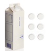 Lid manufacturer top quality PP milk roof carton box gable top carton plastic screw cap for automatic aseptic filling